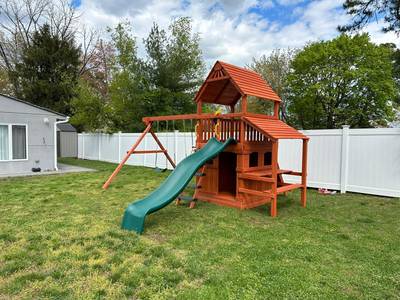 swing set warehouse wooden playset new jersey